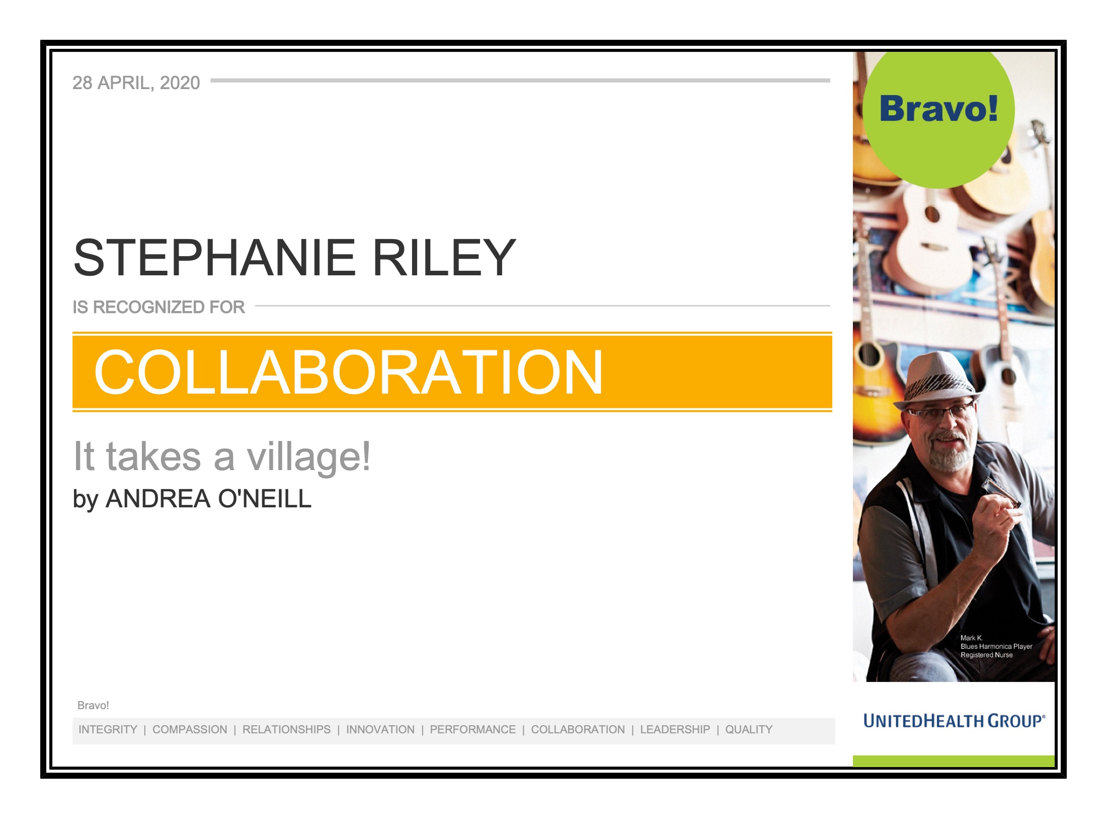 Collaboration Award