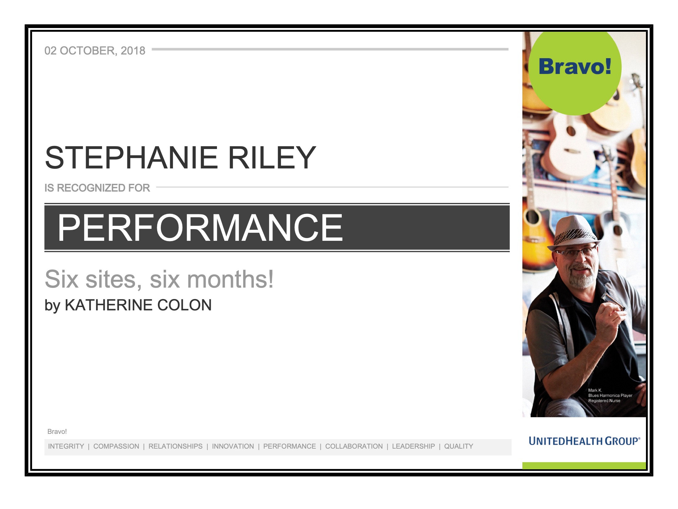 Performance Award