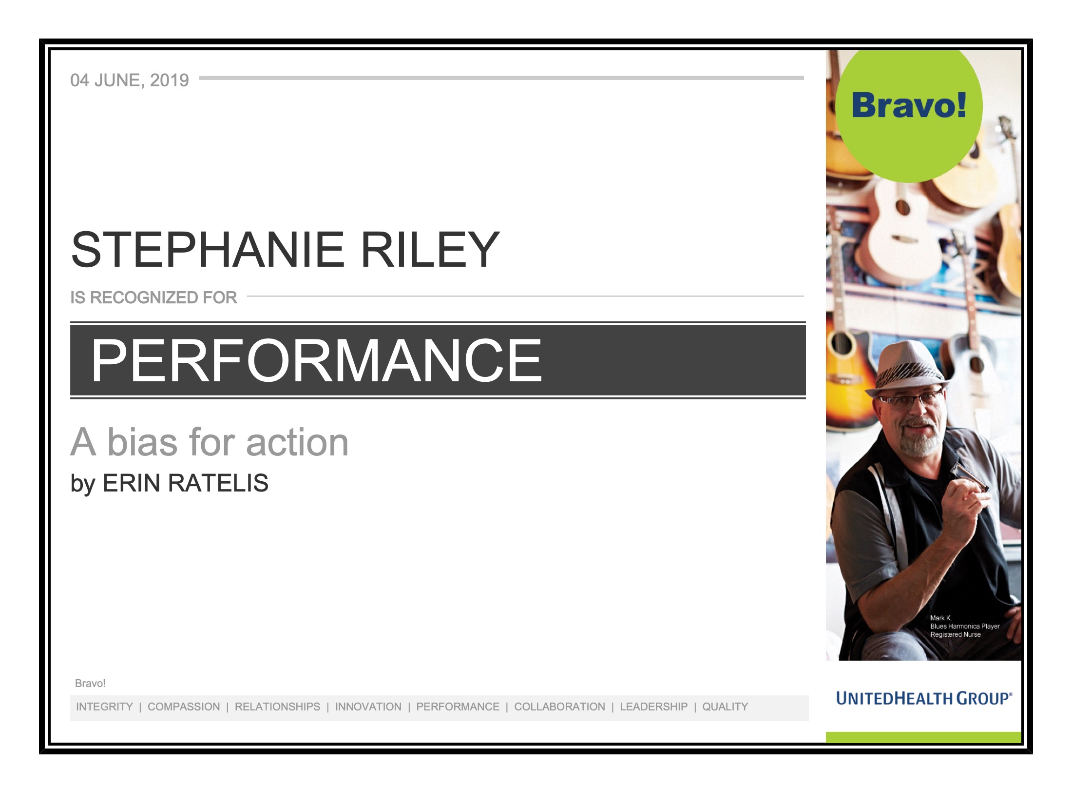 Performance Award